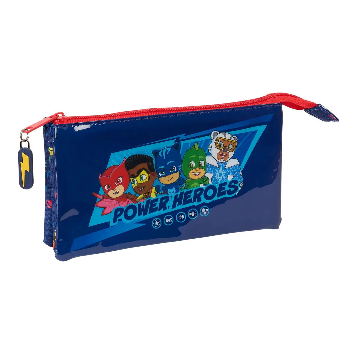 Portaoggetti Triplo PJ Masks Ready Blu Marino 22 x 12 x 3 cm