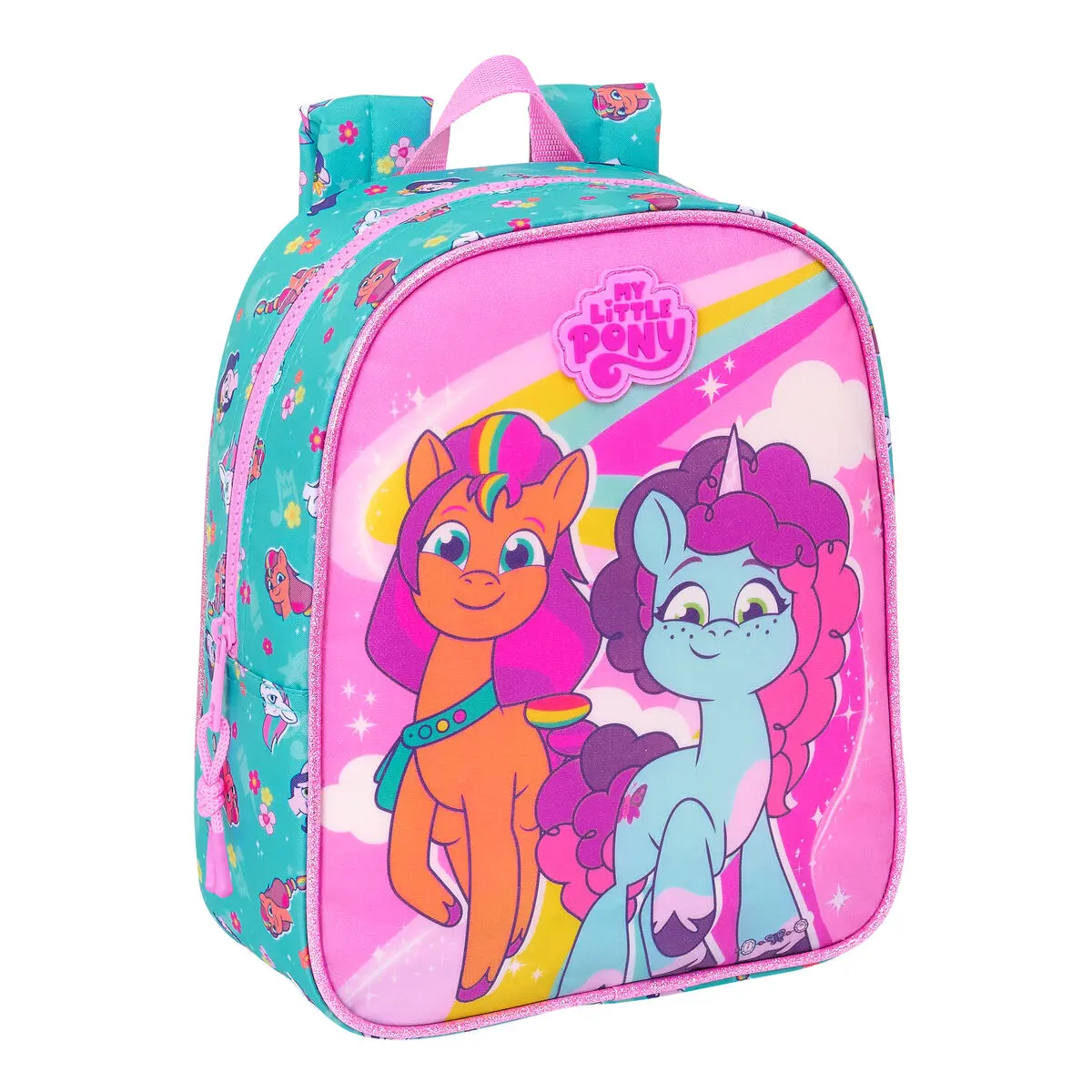 Zaino Scuola My Little Pony Magic Rosa Turchese 22 x 27 x 10 cm