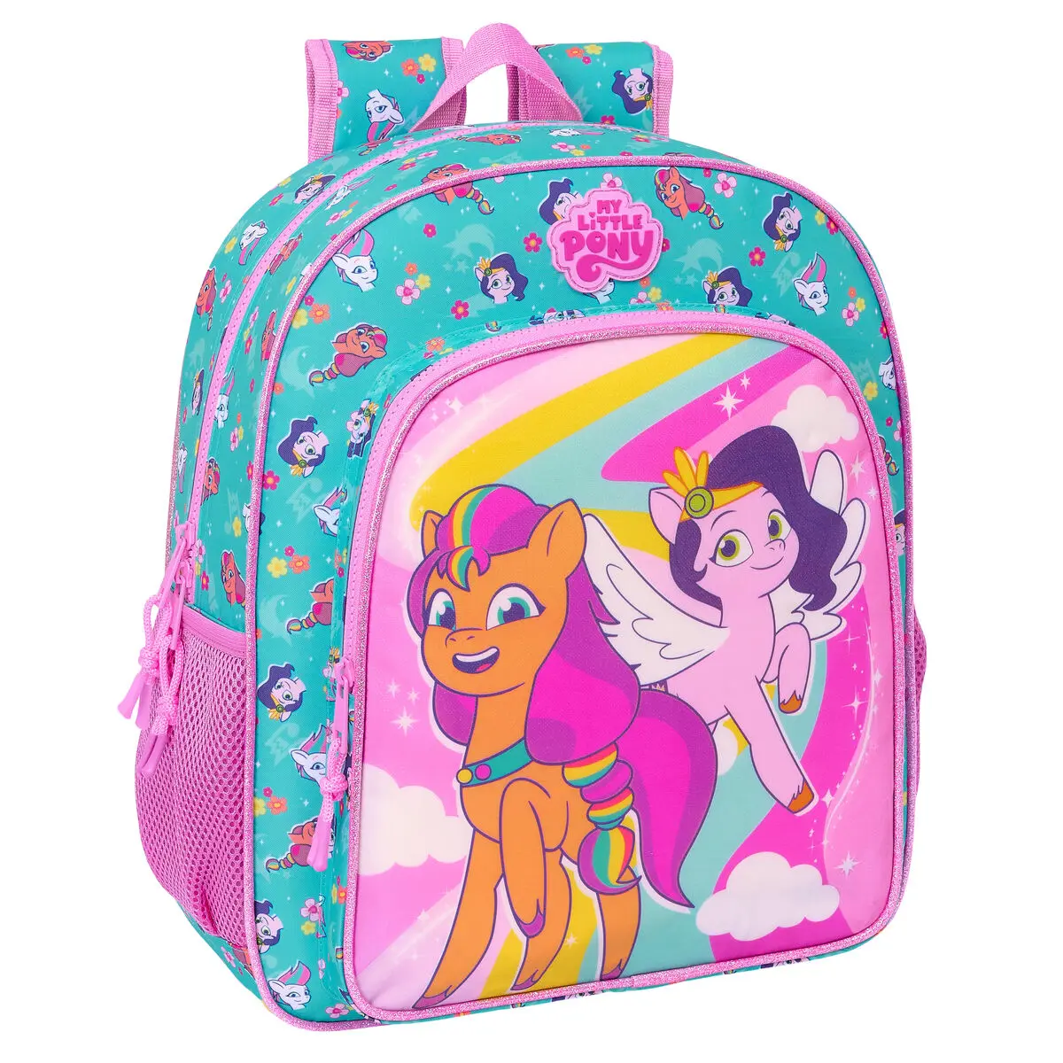 Zaino Scuola My Little Pony Magic Rosa Turchese 32 x 38 x 12 cm