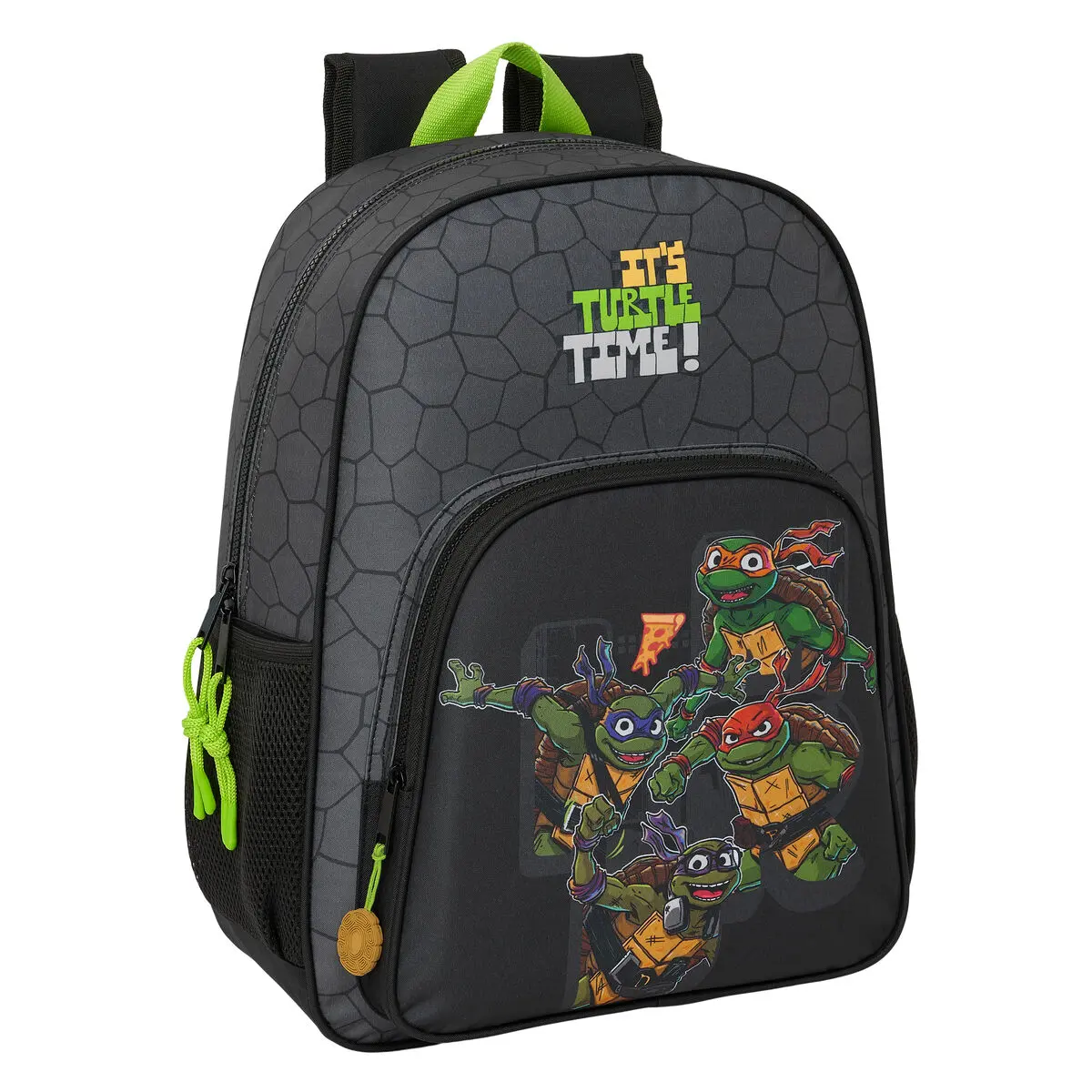 Zaino Scuola Teenage Mutant Ninja Turtles Nero Grigio 33 x 42 x 14 cm