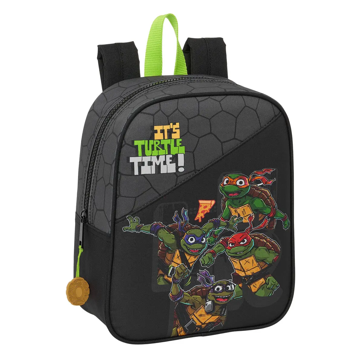 Zaino Scuola Teenage Mutant Ninja Turtles Nero Grigio 22 x 27 x 10 cm