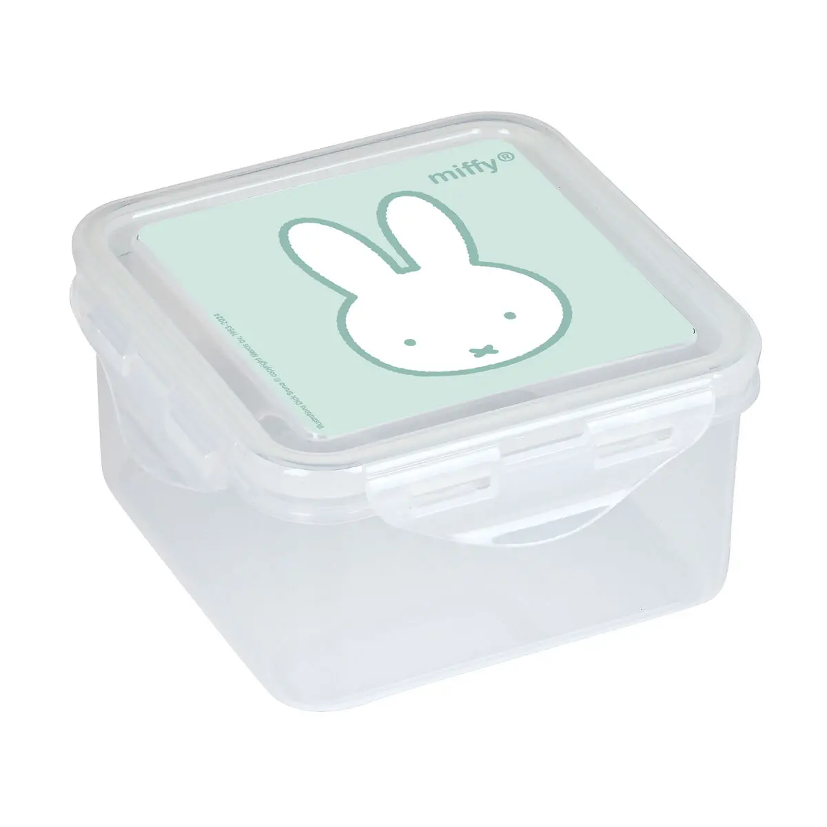 Porta pranzo Miffy Menta 13 x 7.5 x 13 cm