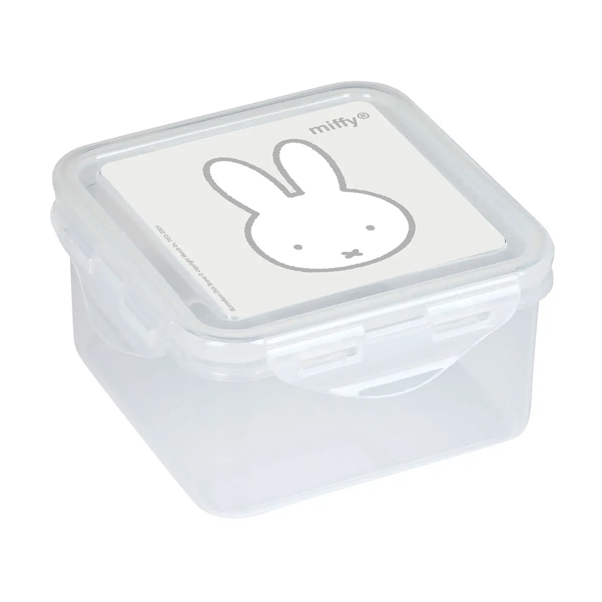 Porta pranzo Miffy Niebla Grigio 13 x 7.5 x 13 cm