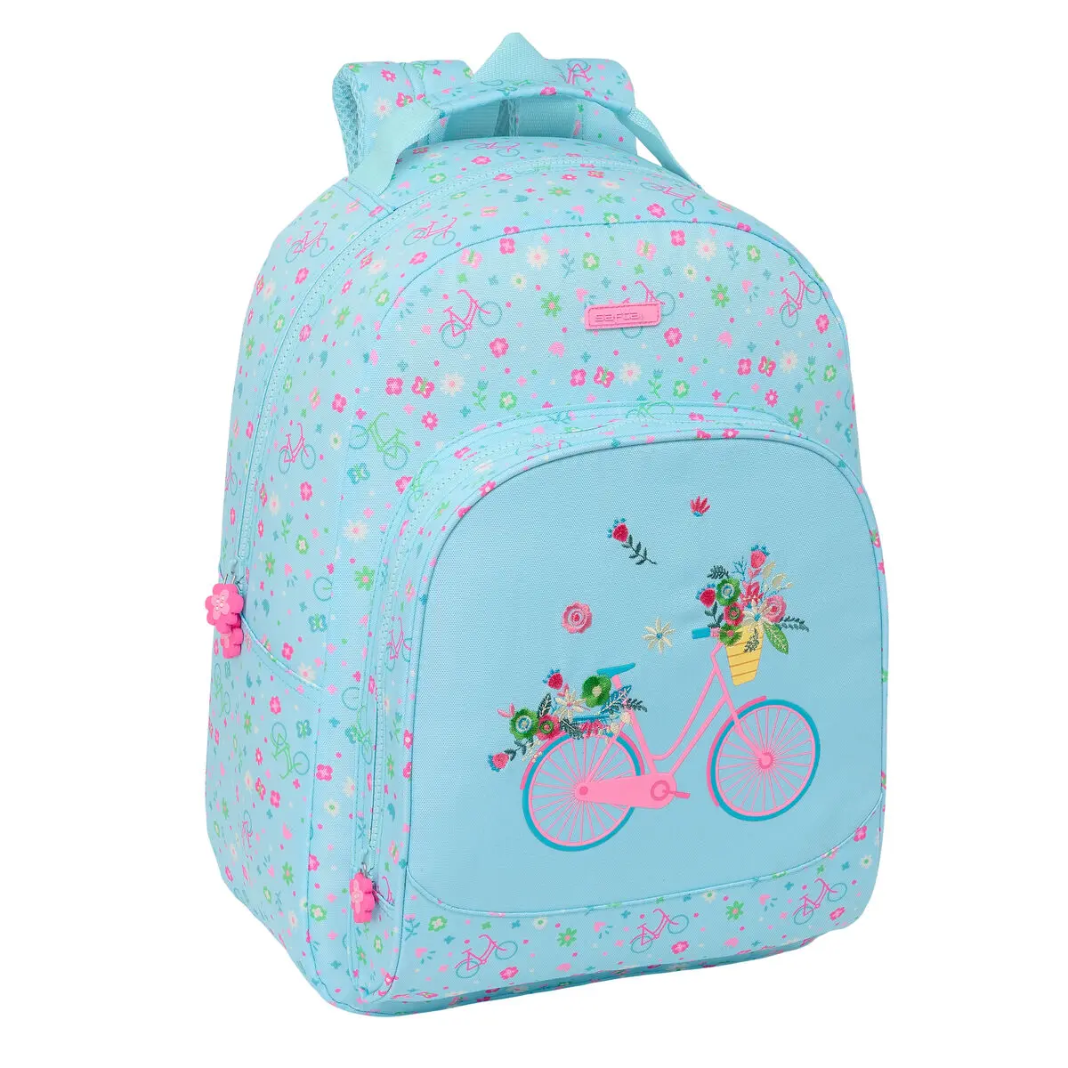 Zaino Scuola Safta Bicicleta Azzurro 32 x 42 x 15 cm