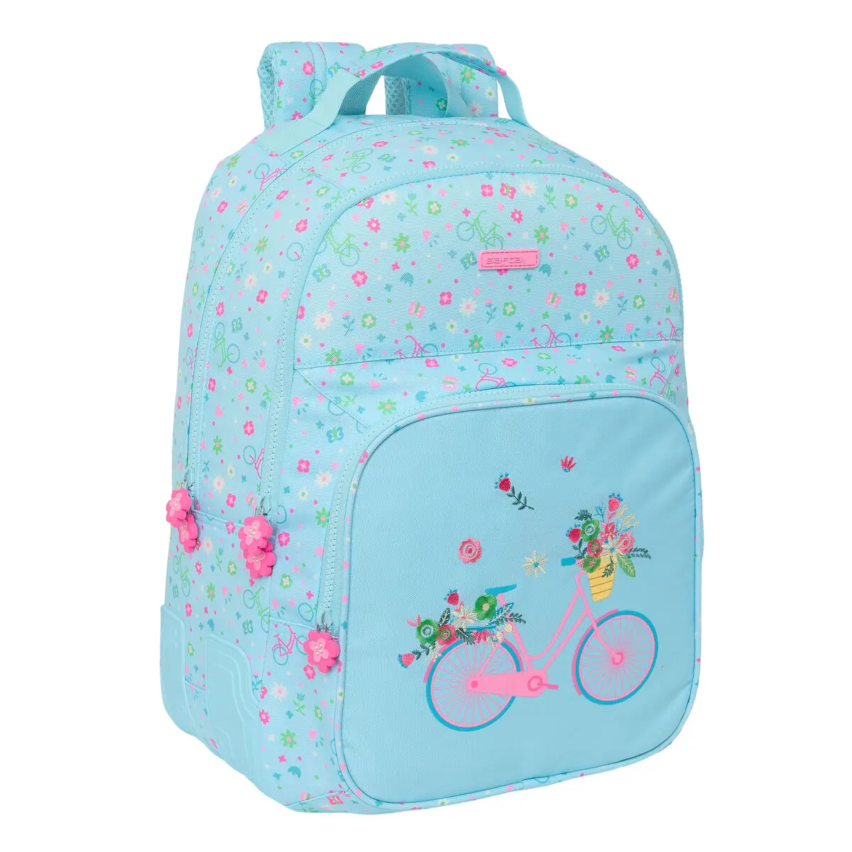 Zaino Scuola Safta Bicicleta Azzurro 32 x 42 x 15 cm