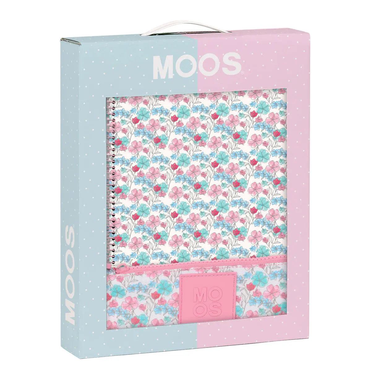 Set di Cancelleria Moos Flores 28 x 35 x 6 cm 3 Pezzi