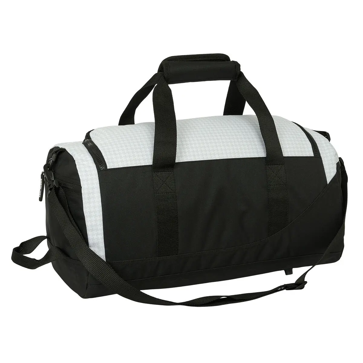 Borsa a Tracolla Safta Bianco Nero 50 x 25 x 25 cm