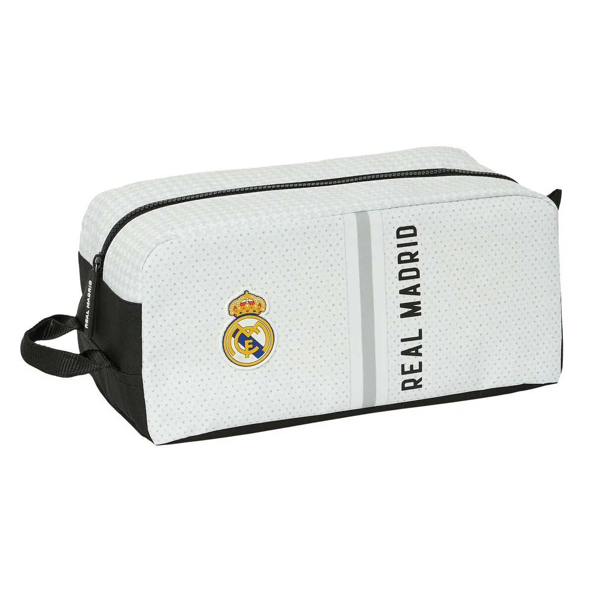 Scarpiera da Viaggio Real Madrid C.F. Bianco Grigio 34 x 15 x 18 cm