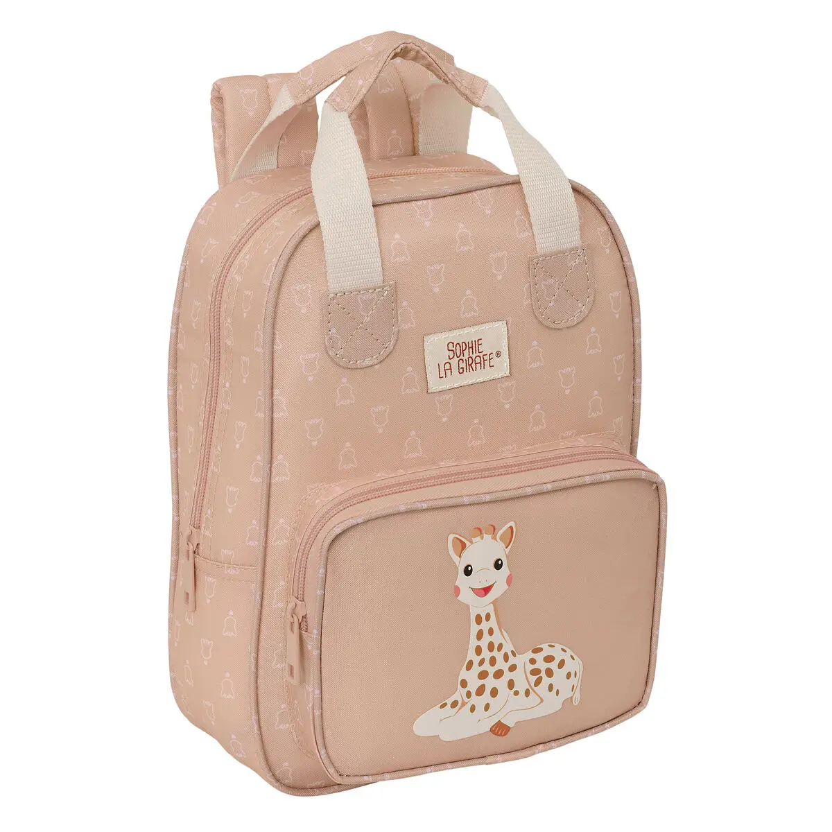 Zaino Scuola Sophie la Girafe Beige 20 x 28 x 8 cm