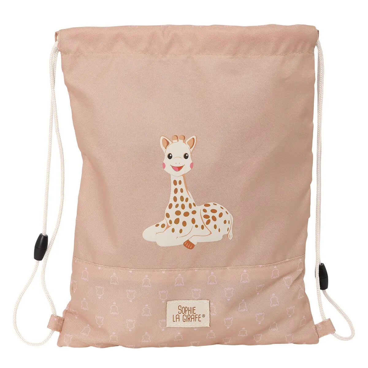 Zainetto con Cordini Sophie la Girafe Beige 26 x 34 x 1 cm