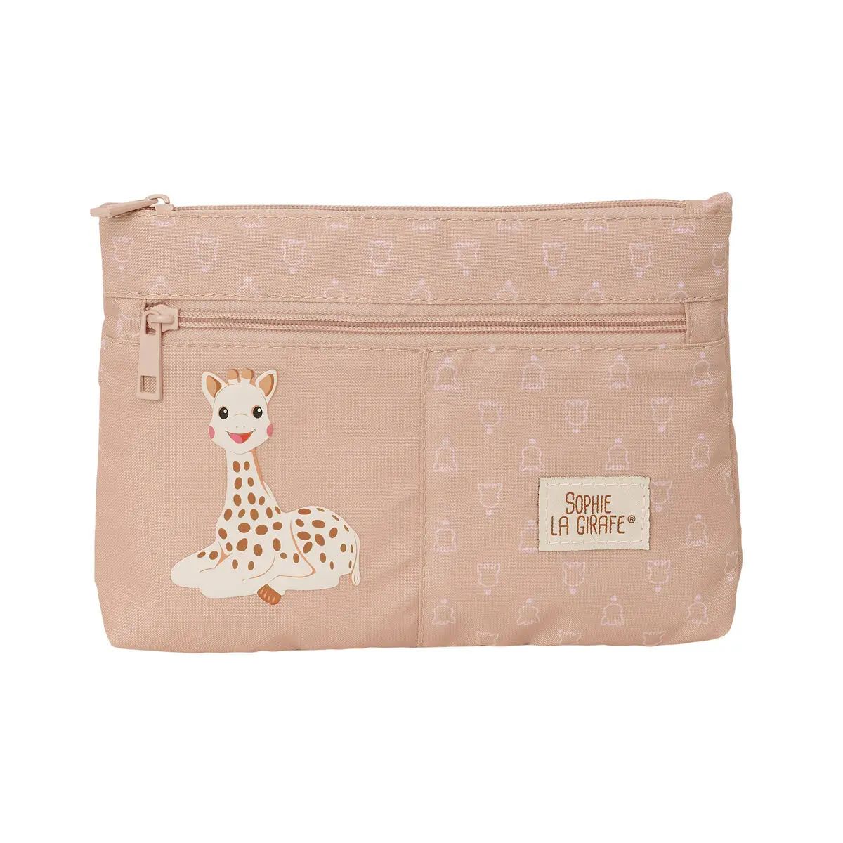 Portaoggetti Doppio Sophie la Girafe Beige 23 x 16 x 3 cm