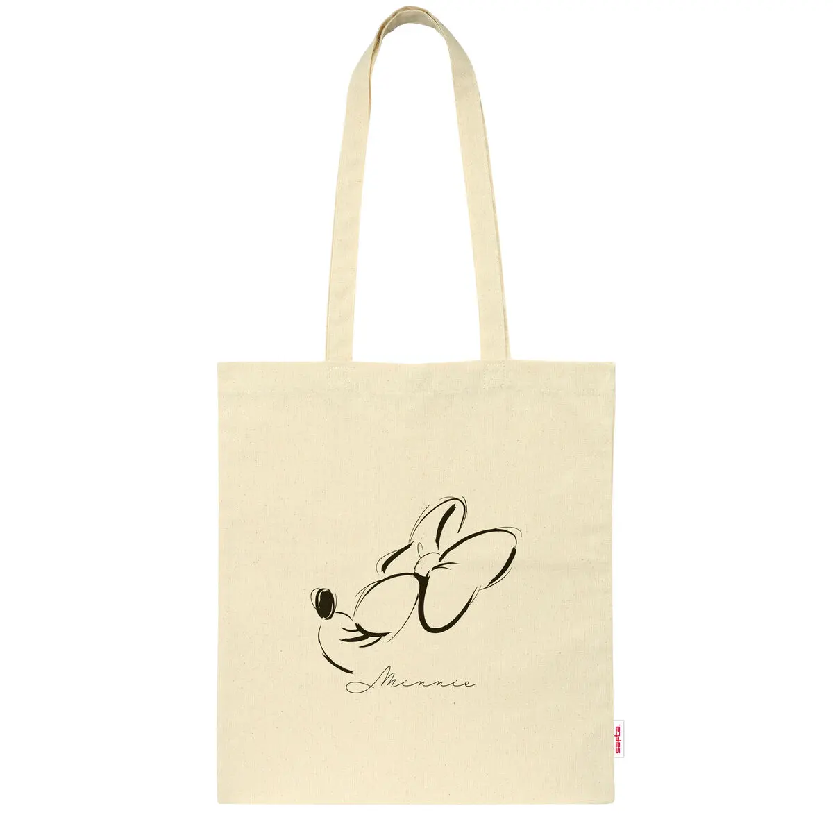 Borsa di stoffa Minnie Mouse Natural Beige