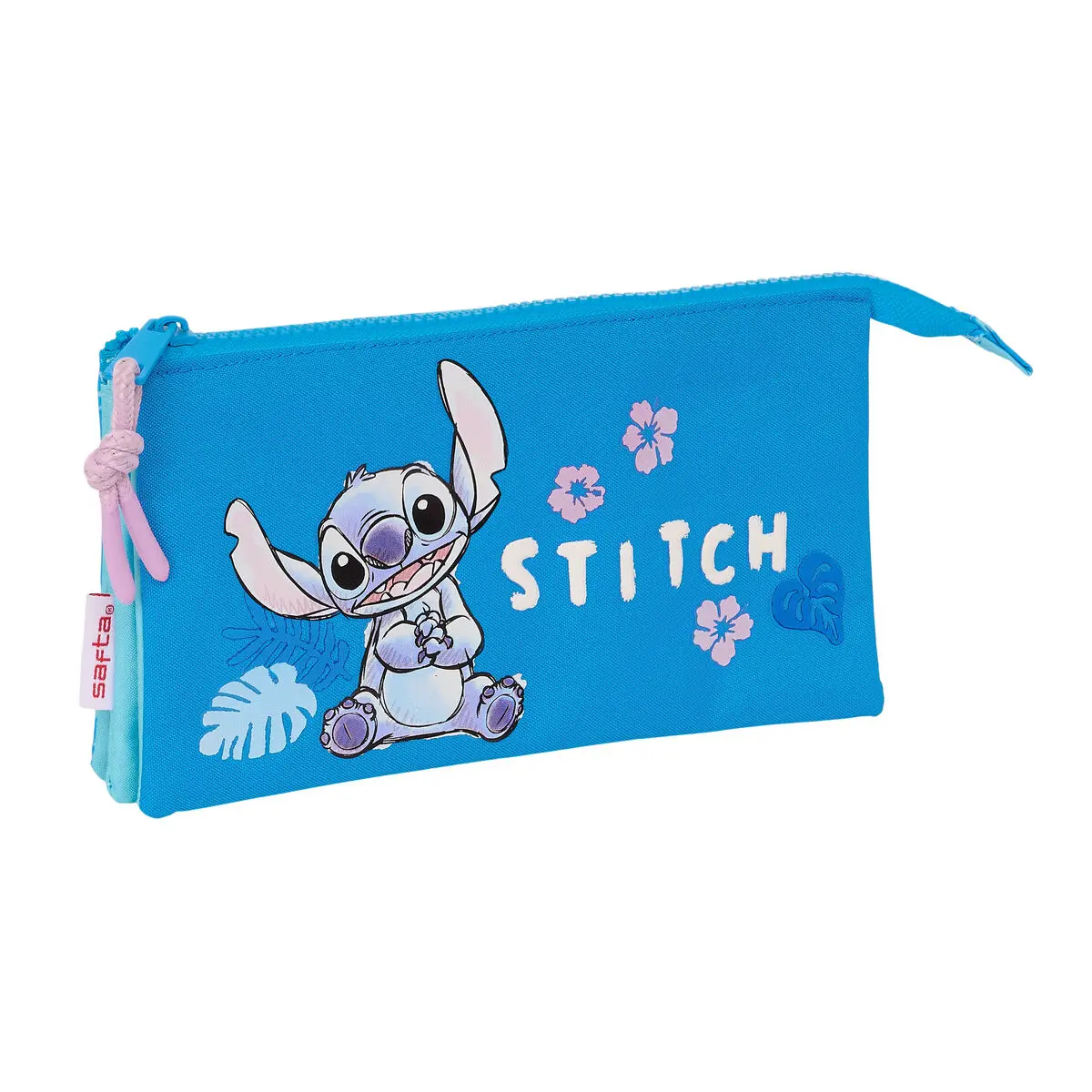 Portaoggetti Triplo Lilo & Stitch Hawaii Azzurro 22 x 12 x 3 cm