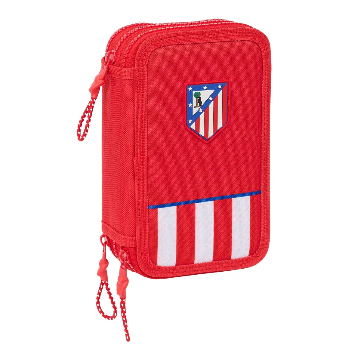 Plumier Triplo Atlético Madrid Rosso 12,5 x 19,5 x 5,5 cm 36 Pezzi