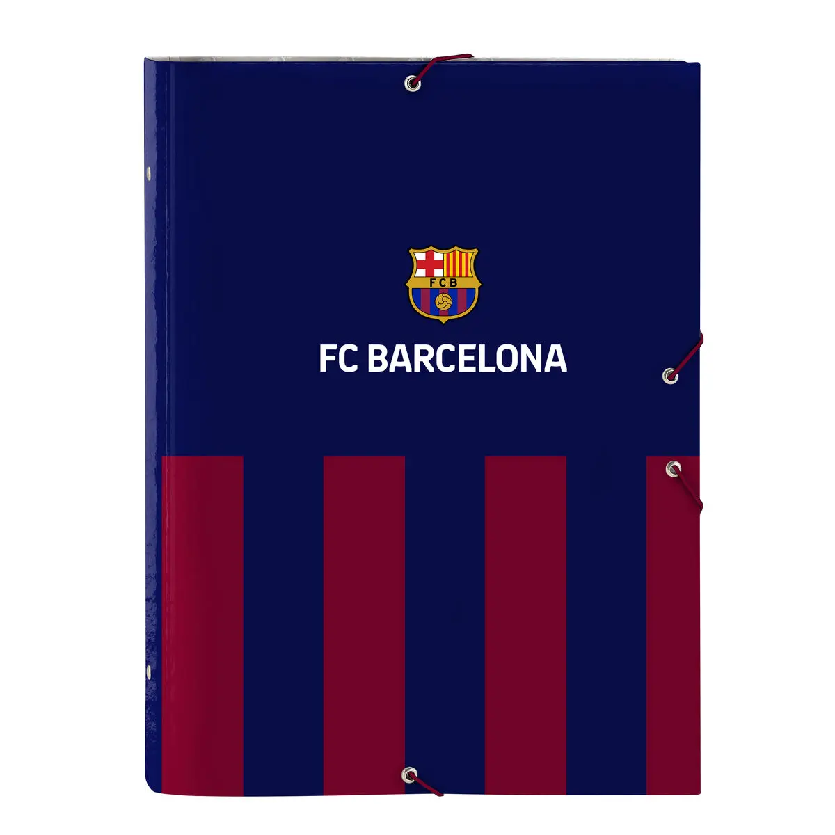 Classificatore Documenti F.C. Barcelona 24/25 Rosso Granato Blu Marino A4 26 x 33.5 x 4 cm