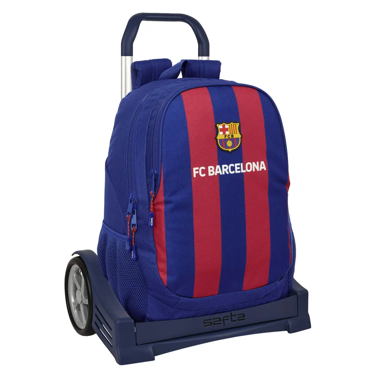 Trolley per la Scuola F.C. Barcelona 24/25 Rosso Granato Blu Marino 32 x 44 x 16 cm