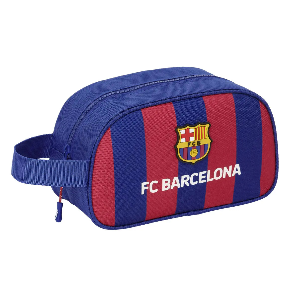 Necessaire da Viaggio F.C. Barcelona 24/25 Rosso Granato Blu Marino Sportivo 26 x 15 x 12 cm