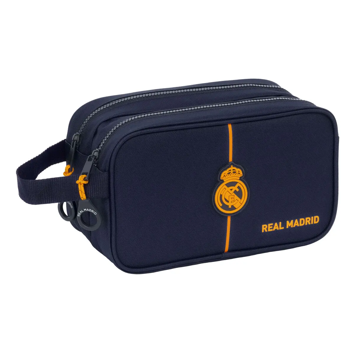 Necessaire da Viaggio Real Madrid C.F. 2nd Kit 24/25 Blu Marino Sportivo 26 x 15 x 12.5 cm