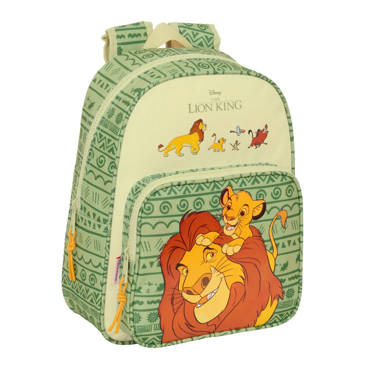 Zaino Scuola Mufasa Verde Beige 27 x 33 x 10 cm