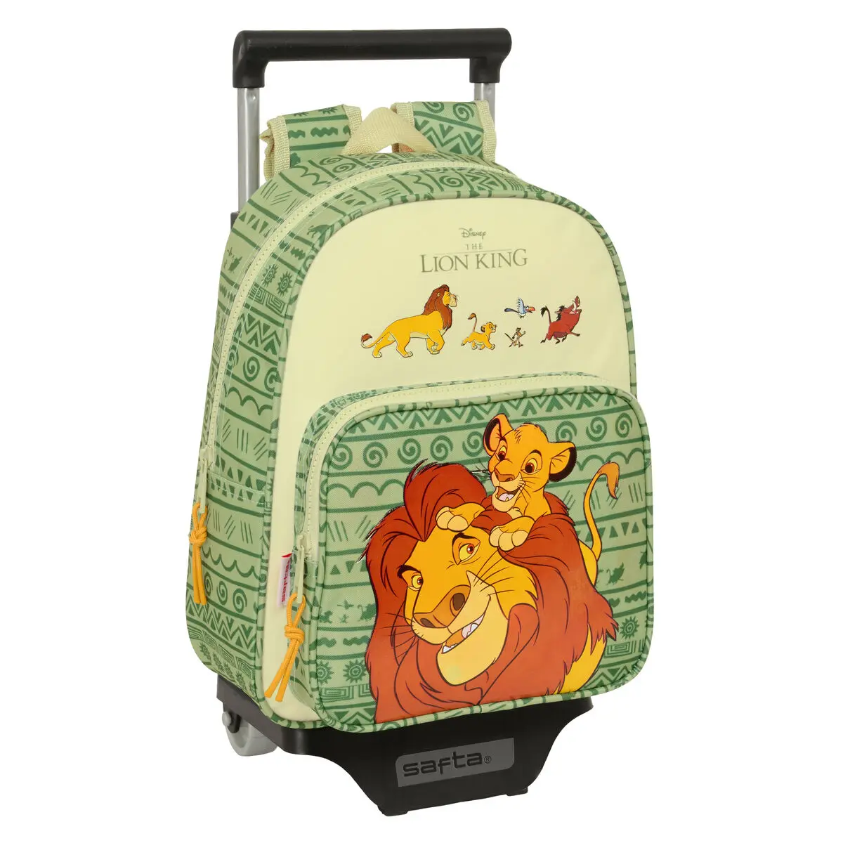 Trolley per la Scuola Mufasa Verde Beige 27 x 33 x 10 cm