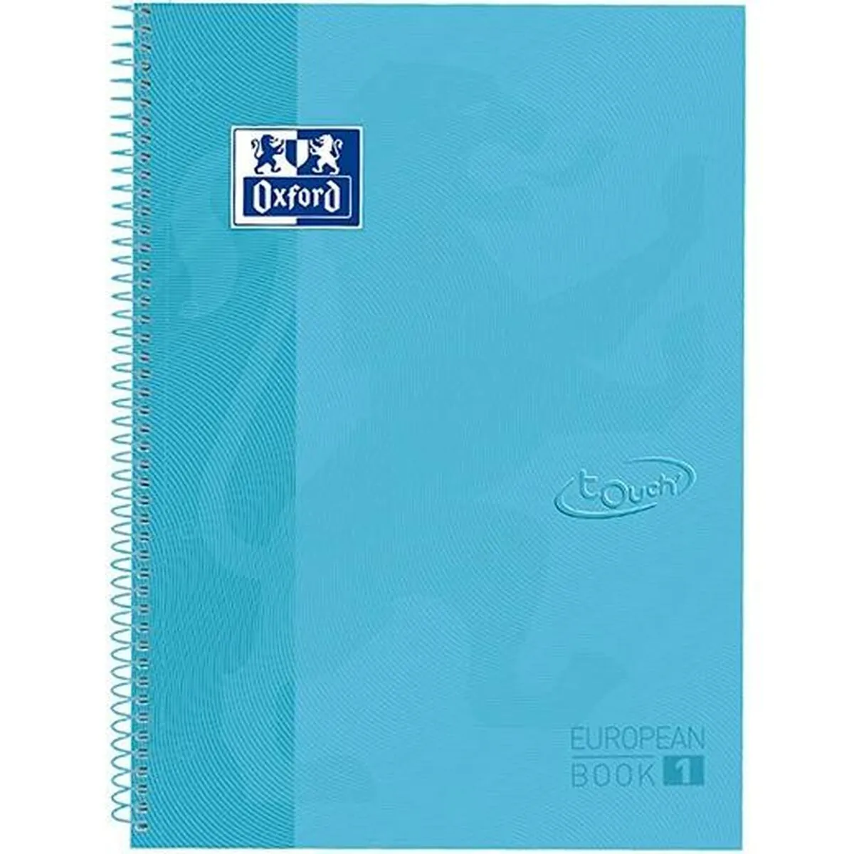 Quaderno Oxford European Book Blu Pastello A4 5 Pezzi