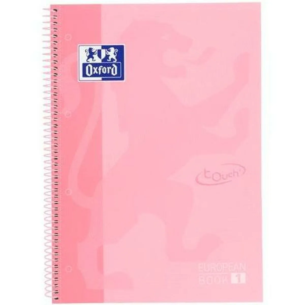 Quaderno Oxford European Book Rosa chiaro A4 5 Pezzi