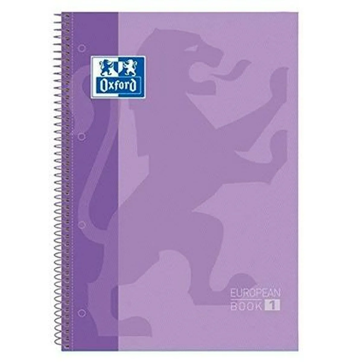 Quaderno Oxford European Book Malva A4 5 Pezzi