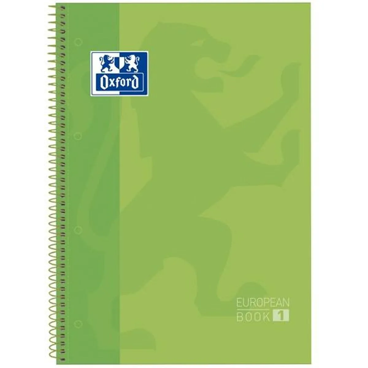 Quaderno Oxford European Book Apple Verde A4 5 Pezzi