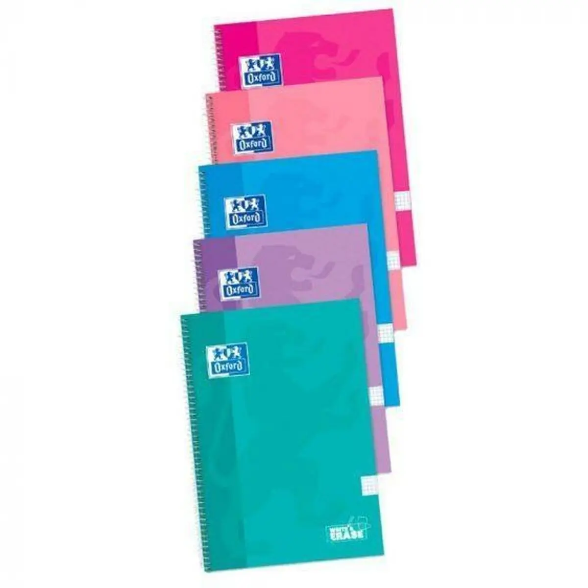 Quaderno Oxford Multicolore Din A4 5 Pezzi 80 Pagine