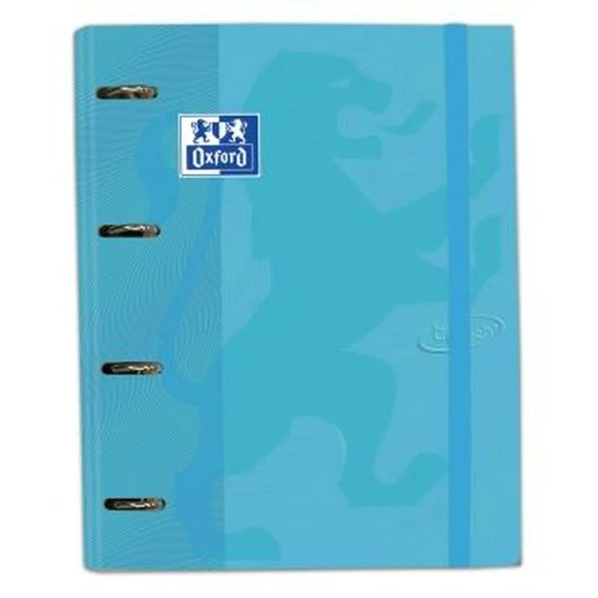 Raccoglitore ad anelli Oxford Touch Europeanbinder Blu Pastello A4 A4+