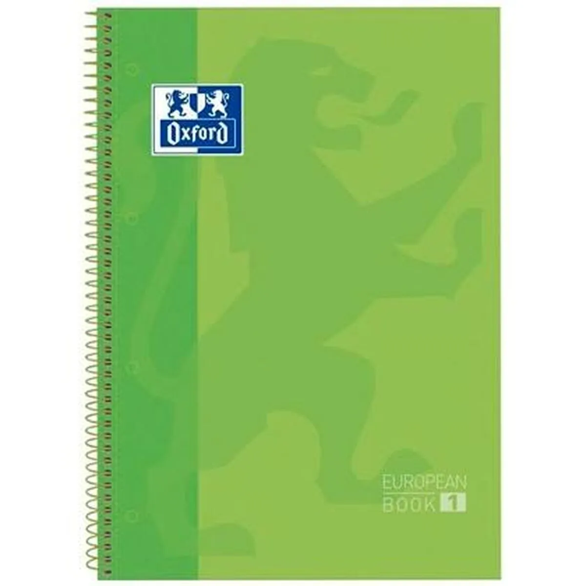 Quaderno Oxford European Book Verde A4 5 Pezzi