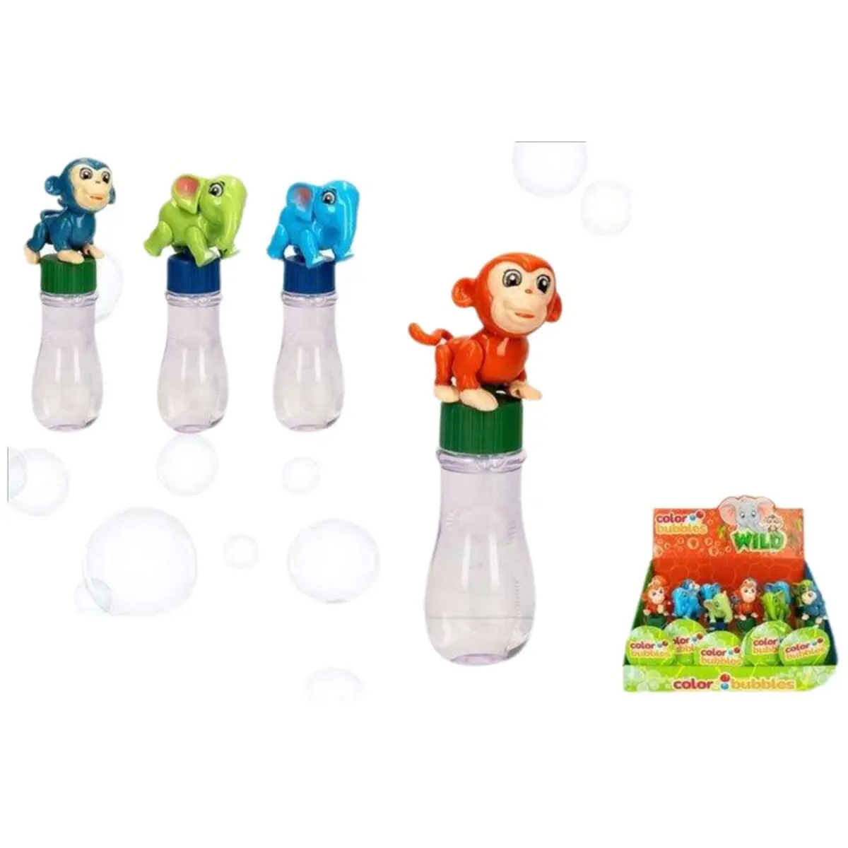 Bolle di Sapone Color Bubbles 35 ml animali