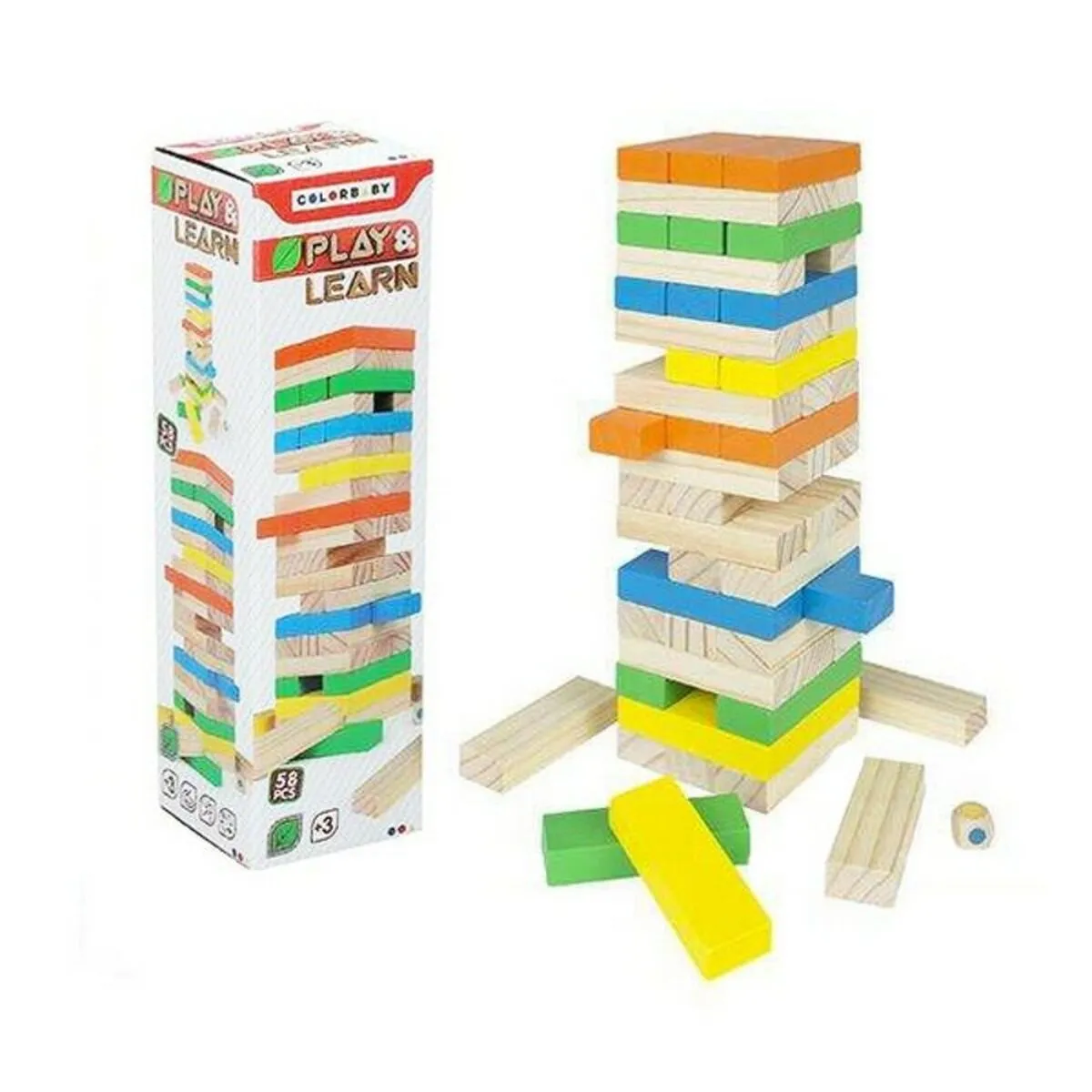 Gioco di Costruzioni con Blocchi Woomax 43620 (26 cm) (58 pcs)