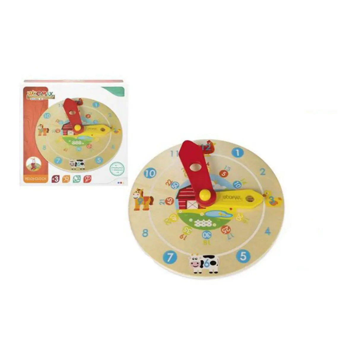 Gioco Educativo Woomax Orologio (Ø 18 cm)