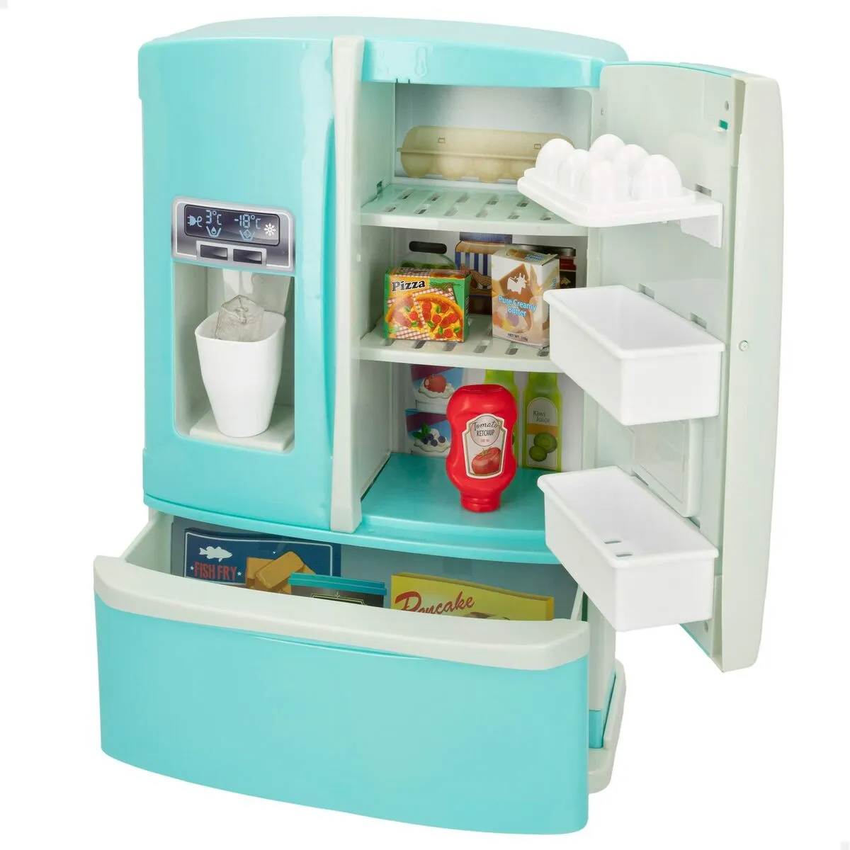 Frigorifero giocattolo Colorbaby Frigo 40 x 29 x 12 cm 8 Pezzi