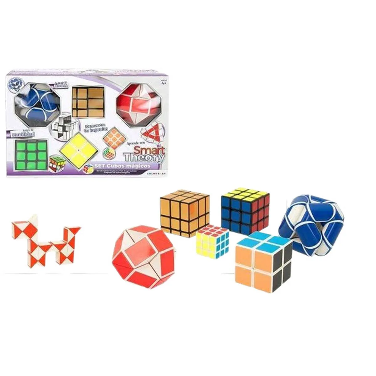 Cubo Magico Puzzle Colorbaby Smart Theory 6 Pezzi