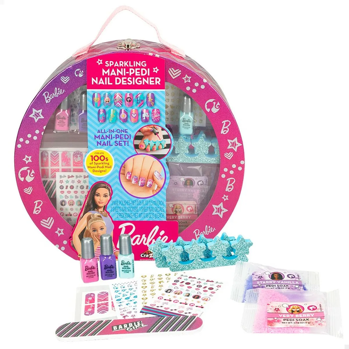 Set manicure e pedicure Barbie Sparkling Confezione