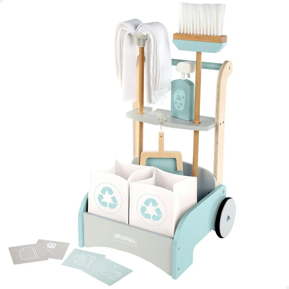 Kit per Cleaning & Storage Woomax Giocattolo 34,5 x 50 x 32,5 cm