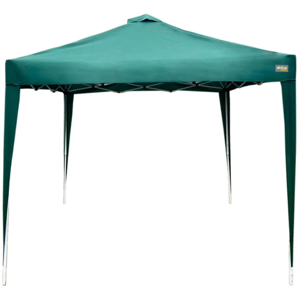 Gazebo Aktive 300 x 250 x 300 cm Stoffa Acciaio Verde