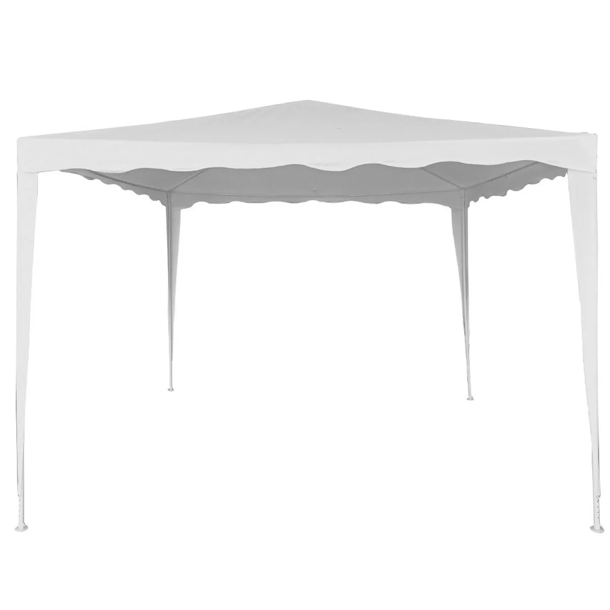 Gazebo Aktive 300 x 250 x 300 cm Acciaio Bianco Plastica