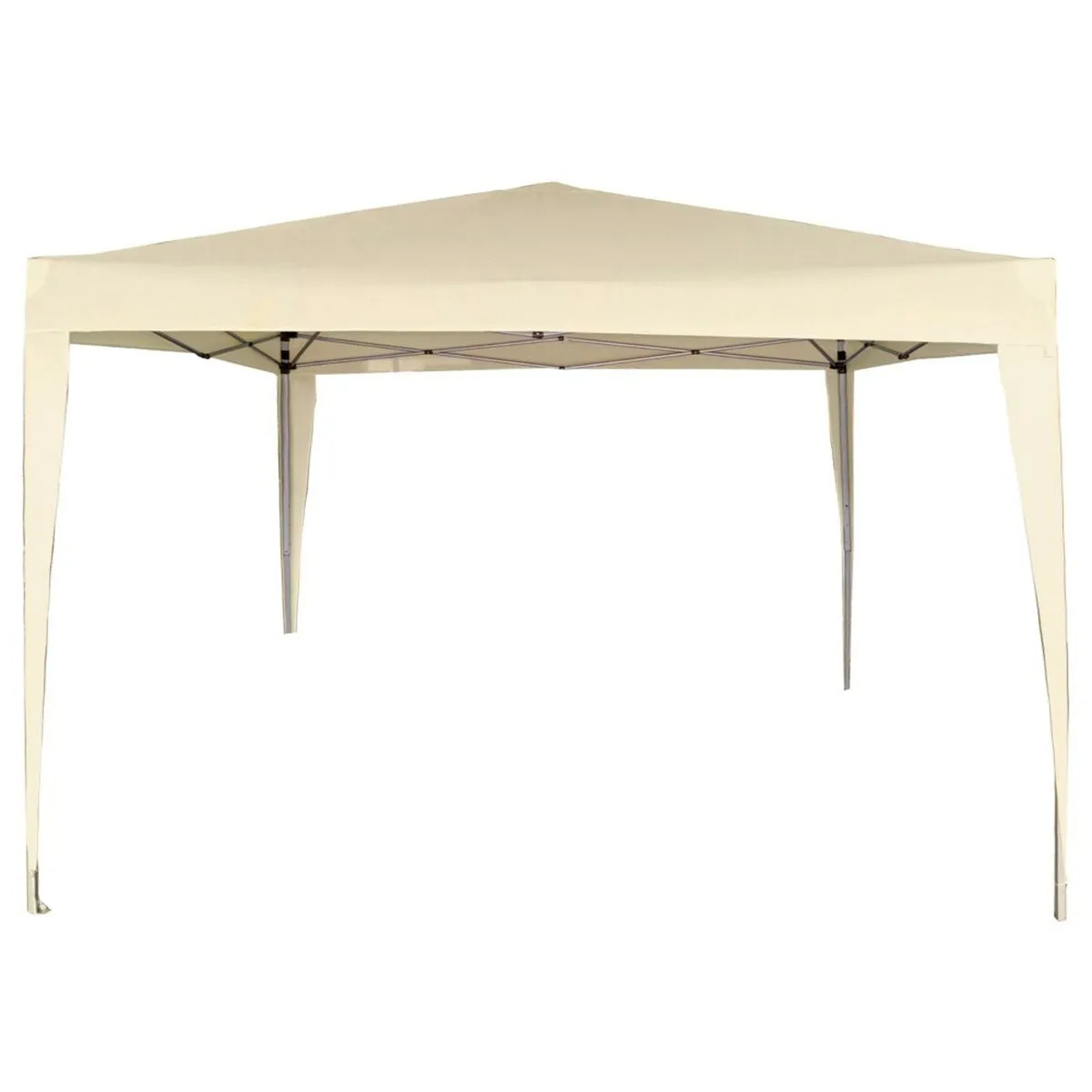 Gazebo Aktive 300 x 240 x 300 cm Acciaio Crema Plastica