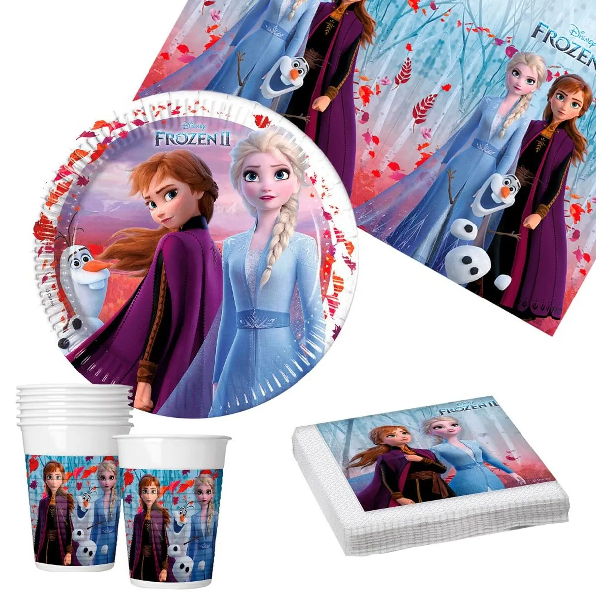 Set Articoli per feste Frozen 37 Pezzi