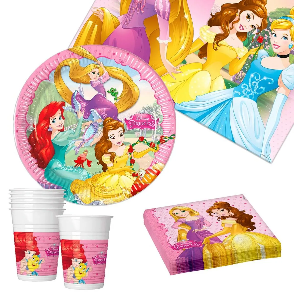 Set Articoli per feste Princesses Disney 37 Pezzi