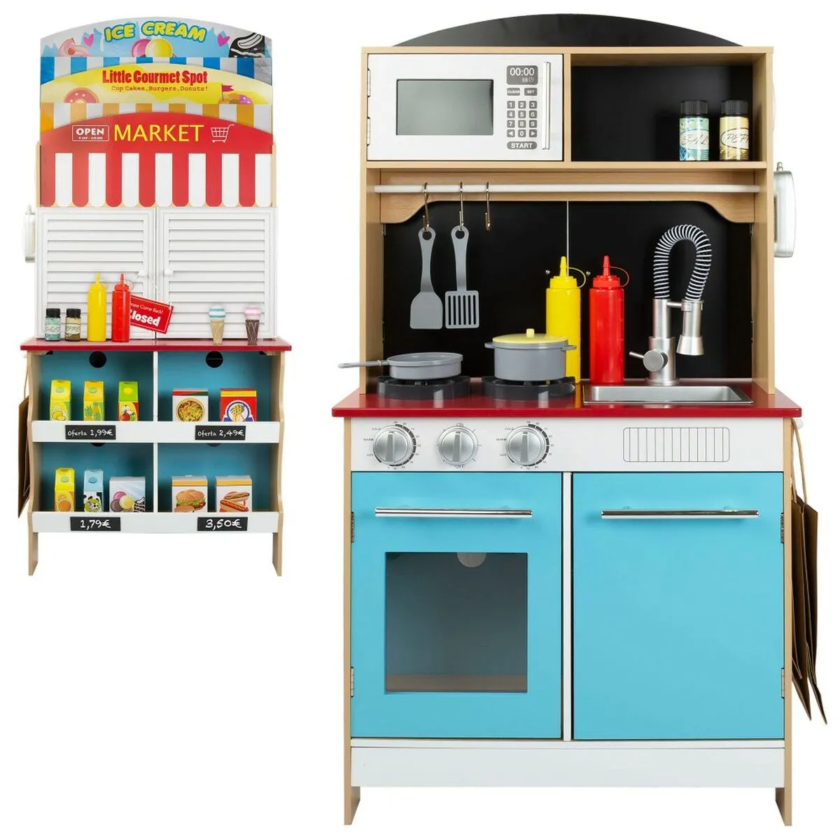 Cucina Giocattolo Play & Learn 60 x 109 x 40 cm