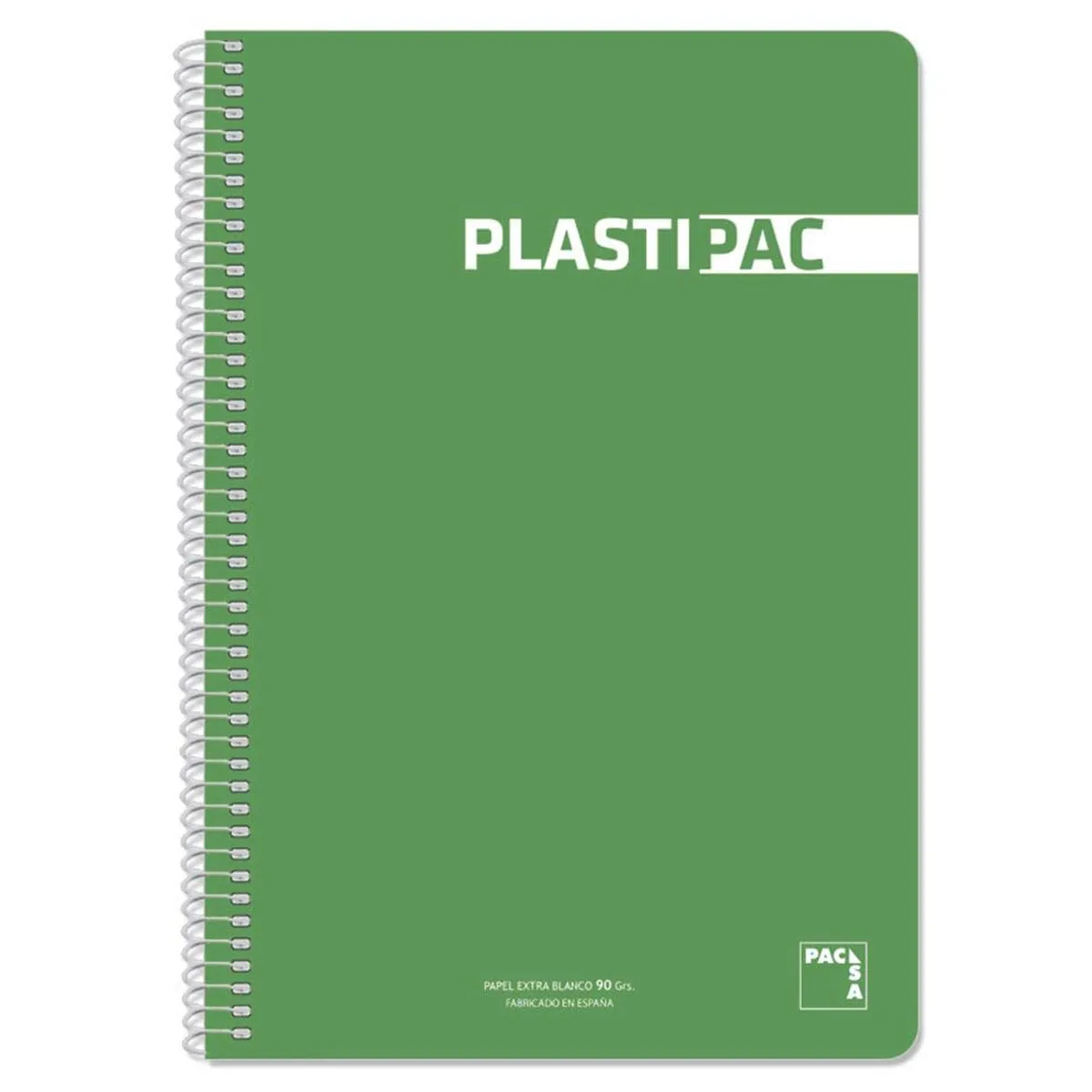 Quaderno Pacsa Plastipac Verde Chiaro Din A4 5 Pezzi 80 Pagine