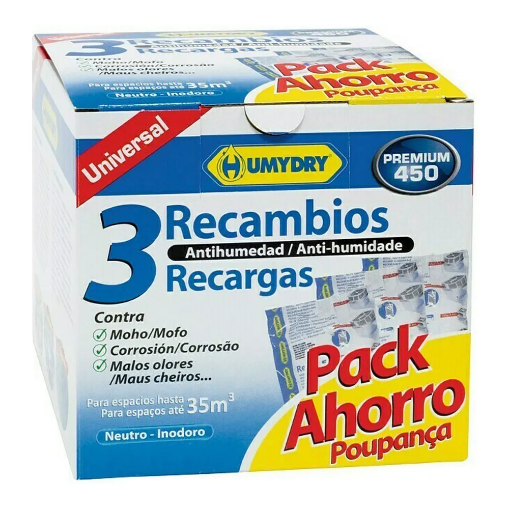 Ricambio Humydry Anti-umidità (3 uds)