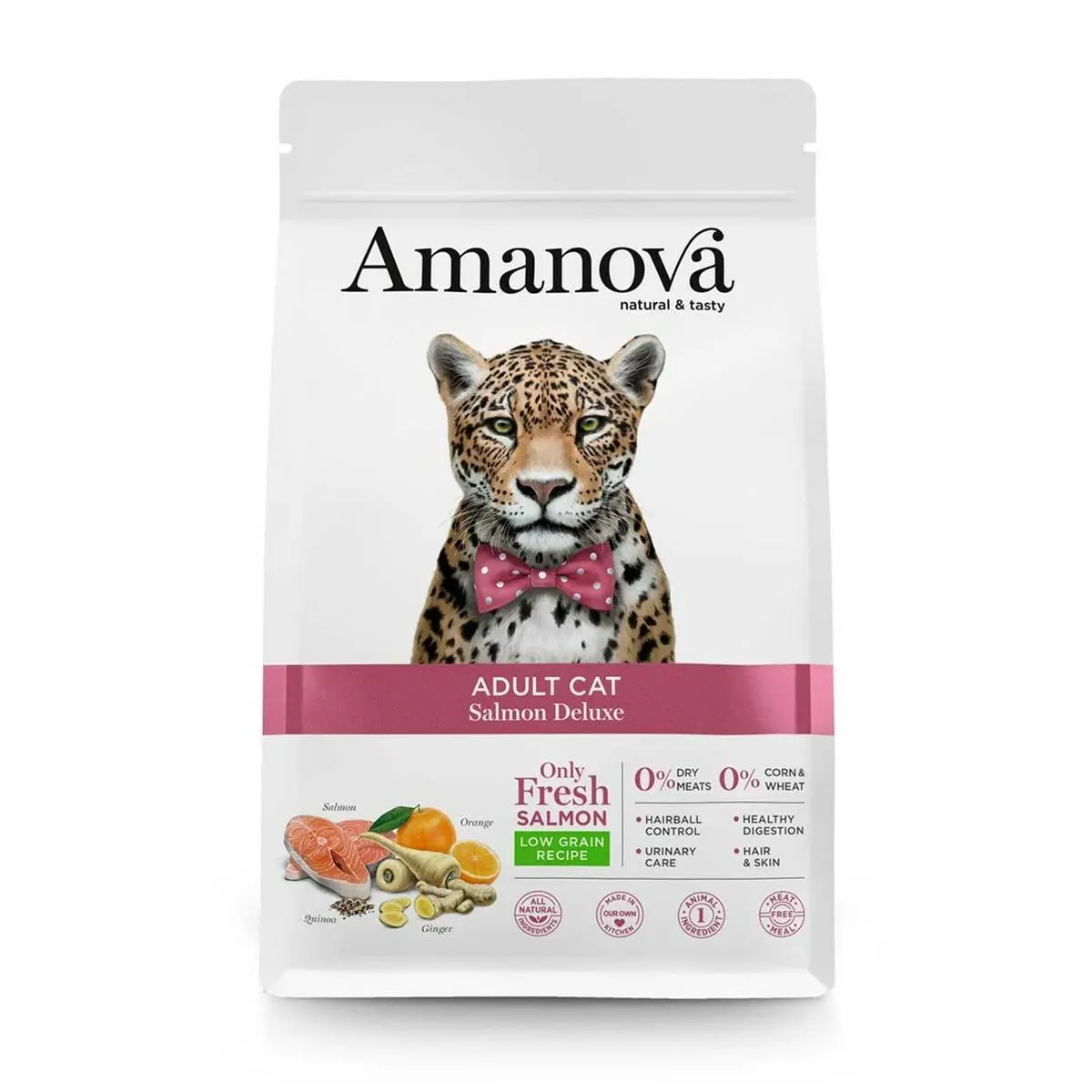 Cibo per gatti Amanova Salmon Deluxe Salmone 1,5 Kg