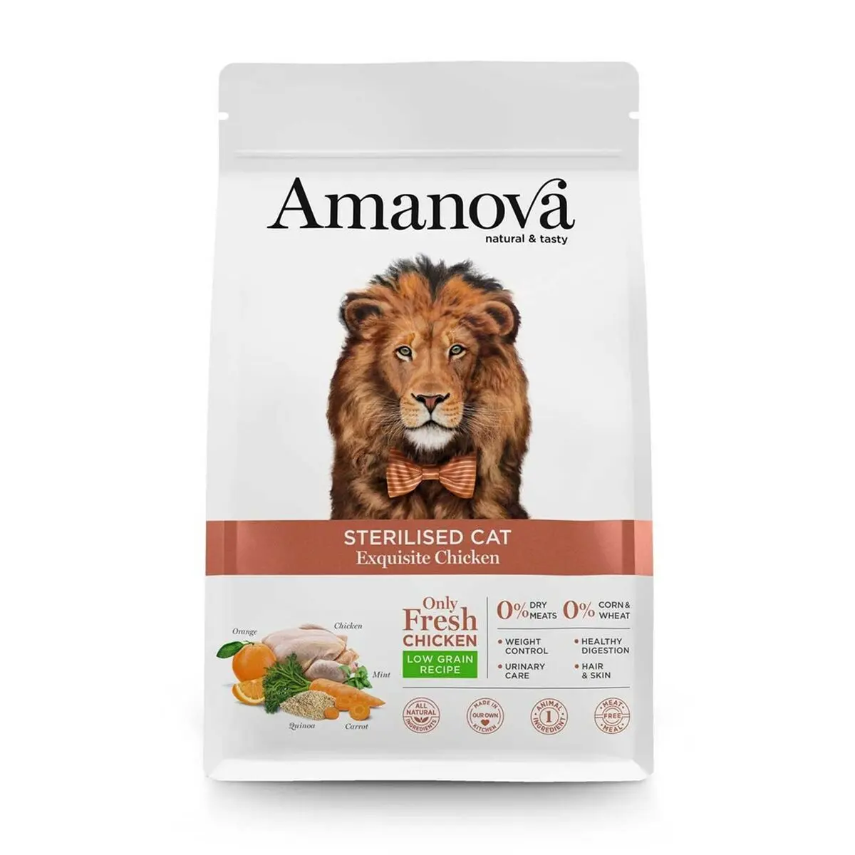 Cibo per gatti Amanova Sterilised Exquisite Chicken Pollo 1,5 Kg