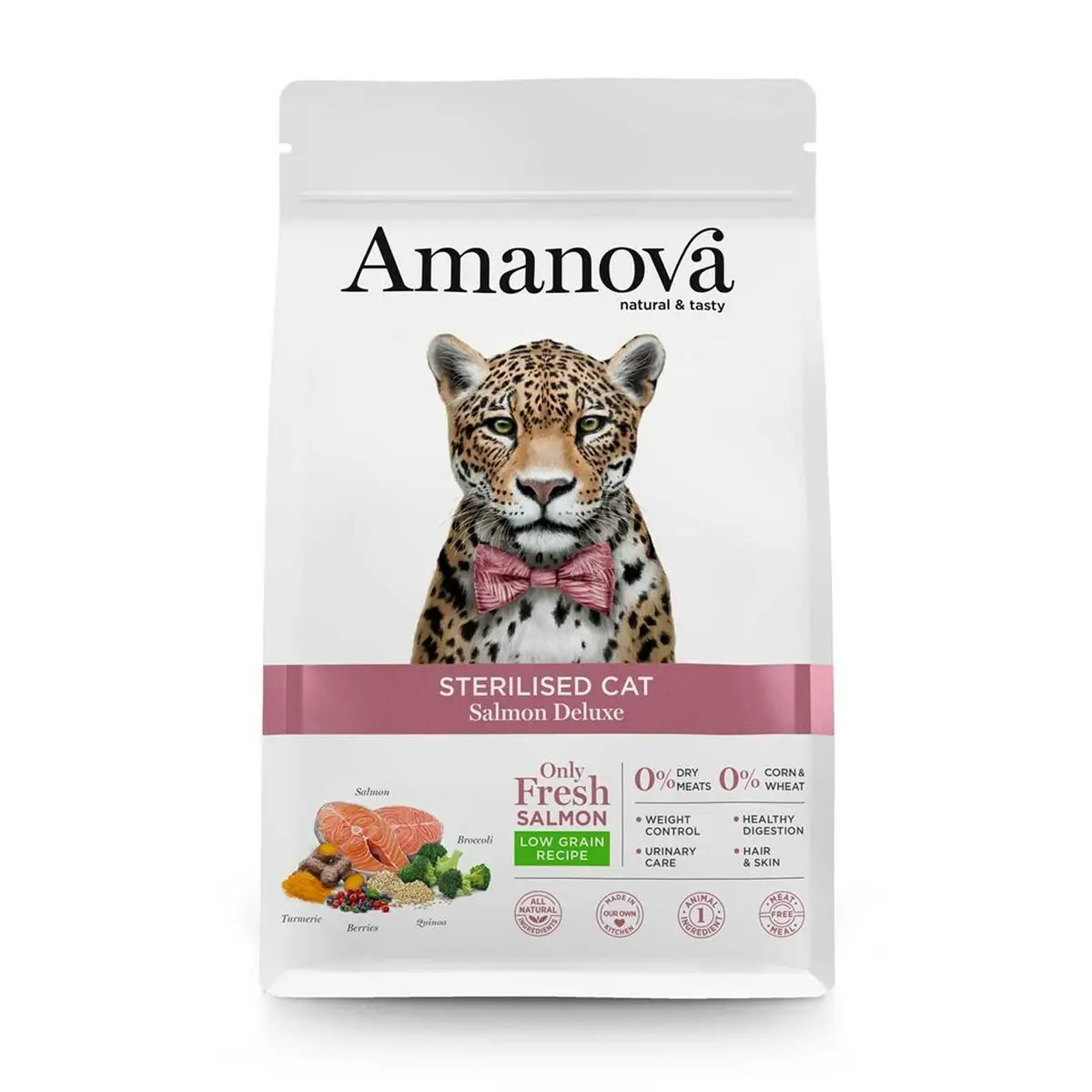 Cibo per gatti Amanova Salmon Deluxe Salmone 1,5 Kg