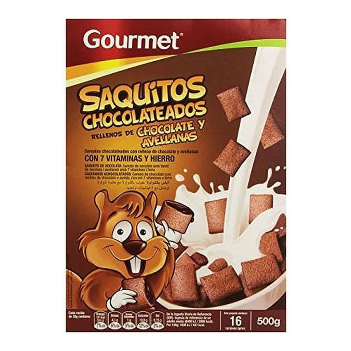 Cereali Gourmet Saquitos Choco (500 g)